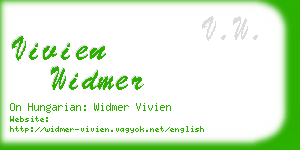 vivien widmer business card